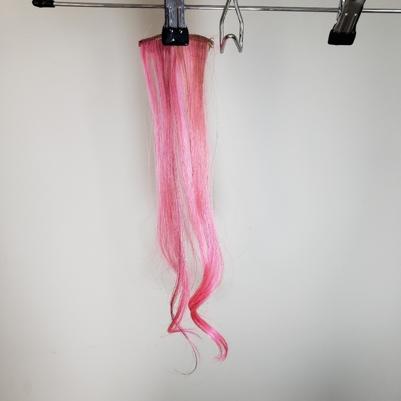 Euronext Pink Clip-In Human Hair Extensions - Picture 3 of 10